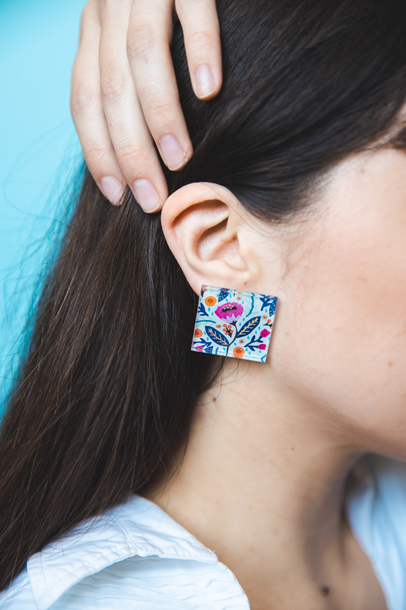 Naušnice "Uzorci" cvijet